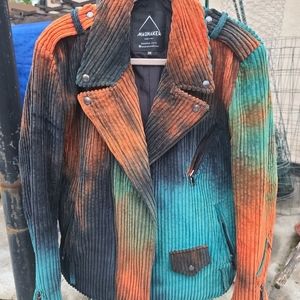 Maunakea Tie Dye Biker Jacket